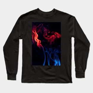 Copy of Copy of Colorful Smoke Pattern Long Sleeve T-Shirt